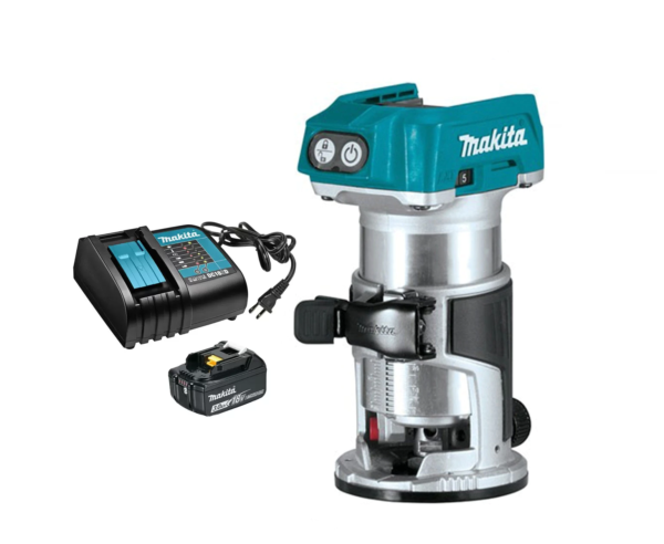 Tupia a Bateria 18v Makita DRT50Z-P - Com Bateria e Carregador