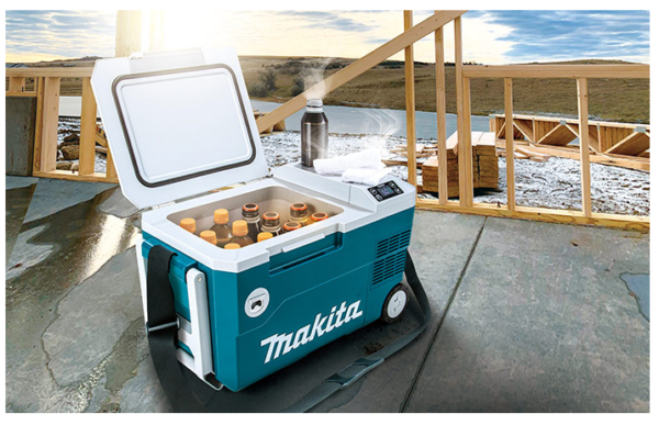 Refrigerador e Aquecedor Portátil a Bateria - GRÁTIS: 1 Bateria 6ah Makita DCW180Z