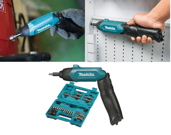 Parafusadeira Dobrável Bateria 3,6v Bivolt + 81 Acessórios Makita Df001dw - Image 5