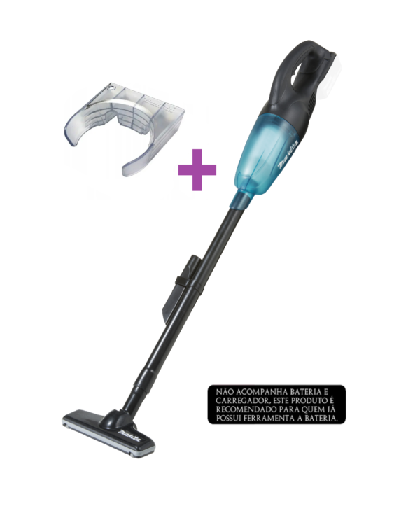 Aspirador de Pó a Bateria 18v Makita DCL180ZB - Sem Bateria e Sem Carregador