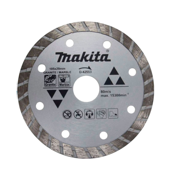Disco Diamantado Turbo Granito e Mármore 105x20mm - Ambos Makita