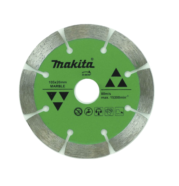Disco Diamantado Segmentado Mármore 105x20mm – Ùmido Makita
