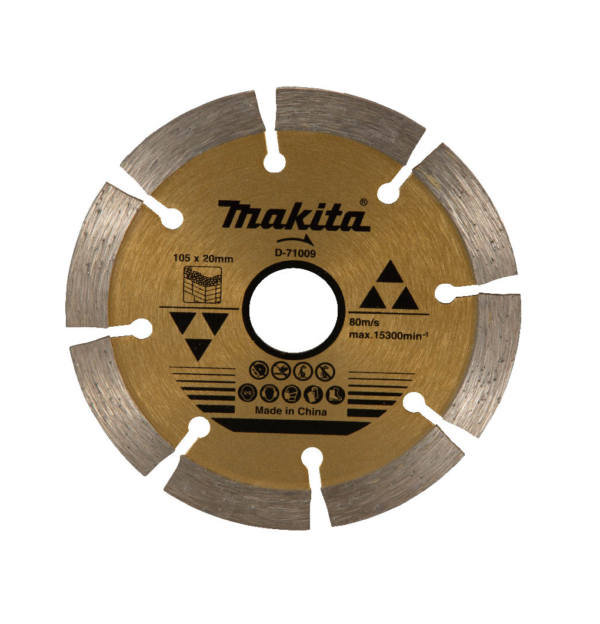 Disco Diamantado Segmentado Concreto 105x20mm - Seco Makita