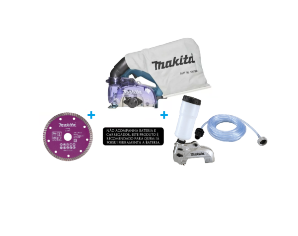 Serra Mármore Makita a Bateria 18v DCC500Z + Acessórios